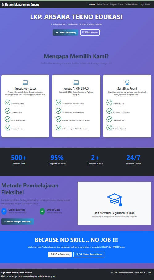 Aplikasi Manajemen Kursus