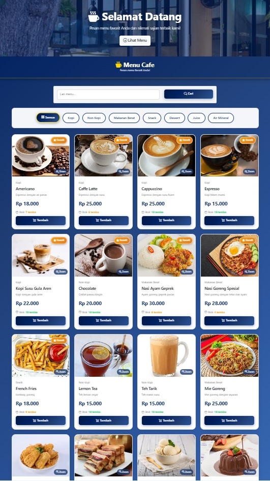 Aplikasi Sistem Resto dan Kafe